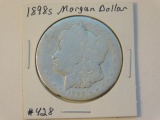 1898S MORGAN DOLLAR (A BETTER DATE) AG