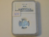 1951S ROOSEVELT DIME NGC MS66