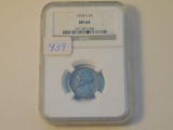 1954S JEFFERSON NICKEL NGC MS64