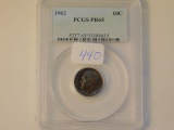 1962 ROOSEVELT DIME PCGS PR65