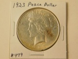 1923 PEACE DOLLAR BU