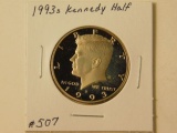 1993S KENNEDY HALF PF