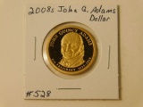 2008S JOHN QUINCY ADAMS DOLLAR PF