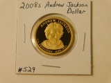 2008S ANDREW JACKSON DOLLAR PF