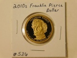 2010S FRANKLIN PIERCE DOLLAR PF