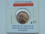 1935 LINCOLN CENT BU