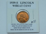 1939S LINCOLN CENT BU RED