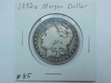 1892O MORGAN DOLLAR VG