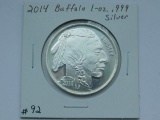 2014 BUFFALO 1-OZ. .999 SILVER ROUND PF