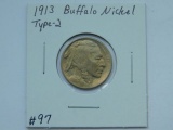 1913 TYPE-2 BUFFALO NICKEL XF