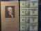 SHEET OF 4 UNCUT 2003 $10. STAR NOTES