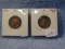 1916,17, LINCOLN CENTS (2-COINS) BU