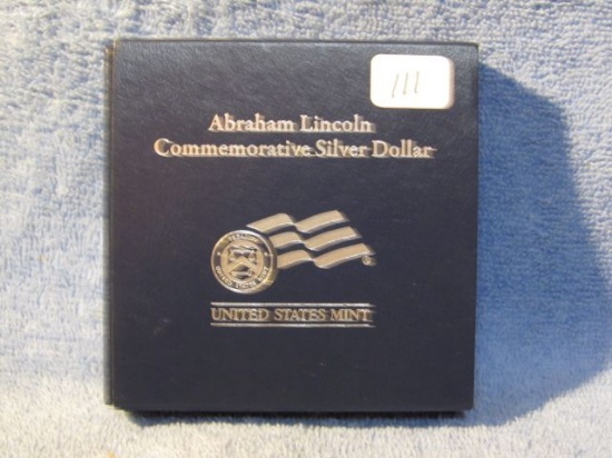 2009 ABRAHAM LINCOLN PROOF SILVER COMMEMORATIVE DOLLAR