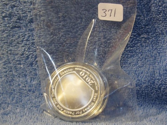 2009,10, HOLIDAYS 1-OZ. .999 SILVER ROUNDS