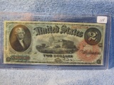 1896 $2. EDUCATIONAL SILVER CERTIFICATE XF