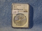 2010 U.S. SILVER EAGLE NGC MS69