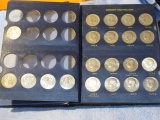 1964-97 KENNEDY HALF BOOK 56-DIFFERENT, 3-SILVER, 23-PROOFS