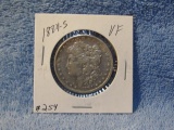 1884S MORGAN DOLLAR VF