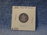 1882 SEATED DIME XF-CORRODED