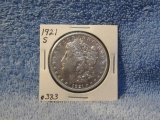 1921S MORGAN DOLLAR AU