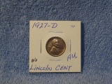 1927D LINCOLN CENT AU