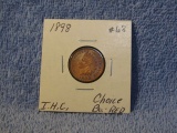 1898 INDIAN HEAD CENT CHOICE BU RED