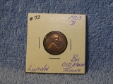 1920D LINCOLN CENT BU RED OLD ALBUM TONING