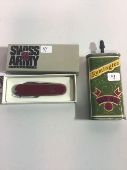 The Original Swiss Army Knife &amp; Remington Gun Oil