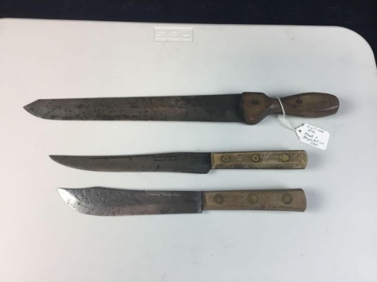 1 Civil War era Keystone, 1 Hammer Forged &amp; 1 Robeson Knives