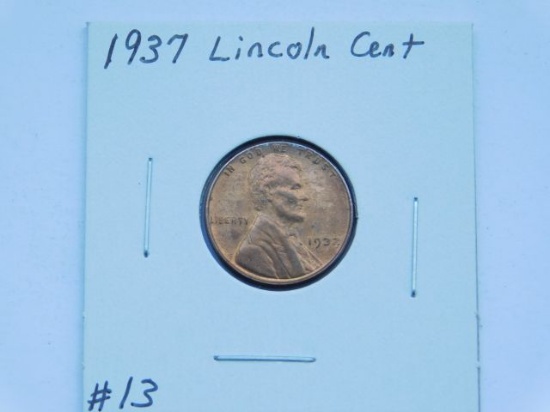 1937 LINCOLN CENT BU