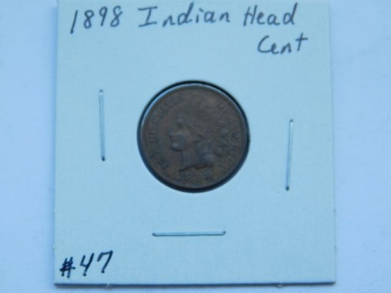 1898 INDIAN HEAD CENT BU