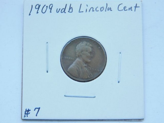 1909VDB LINCOLN CENT VF