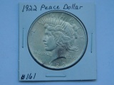 1922 PEACE DOLLAR BU