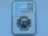 2014D KENNEDY HALF NGC SP66 HIGH RELIEF 50TH. ANNIV.