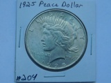 1925 PEACE DOLLAR BU