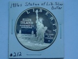1986S STATUE OF LIBERTY SILVER DOLLAR PF