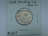 1923 STANDING LIBERTY QUARTER F