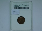1909S LINCOLN CENT ANACS VF25