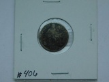 1875CC BELOW BOW SEATED DIME