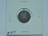 1887 SEATED DIME (NICE) XF