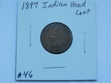 1897 INDIAN HEAD CENT BU