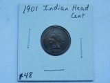 1901 INDIAN HEAD CENT UNC
