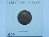 1911D LINCOLN CENT XF