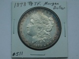 1878 7/8-T.F. MORGAN DOLLAR BU