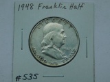 1948 FRANKLIN HALF AU