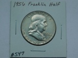 1956 FRANKLIN HALF UNC