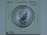 2016 CANADIAN SILVER MAPLE LEAF BU