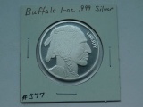 BUFFALO 1-OZ. .999 SILVER ROUND PF