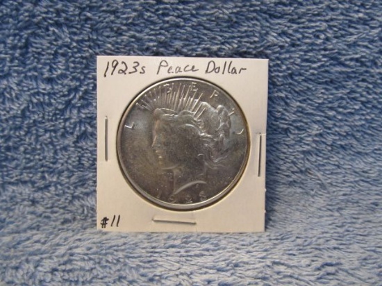 1923S PEACE DOLLAR BU