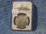 1887 MORGAN DOLLAR NGC MS62